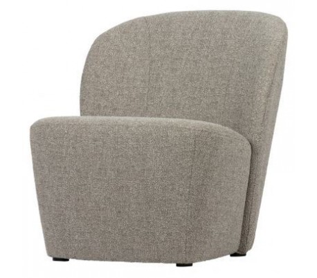 Lænestol i polyester H75 cm - Brun