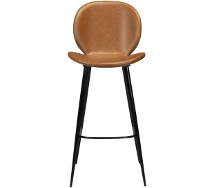 Cloud barstol i kunstlæder H110 cm - Vintage sort 2