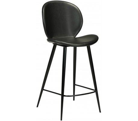 Cloud barstol i kunstlæder H110 cm - Vintage sort