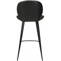 Cloud barstol i kunstlæder H110 cm - Vintage sort