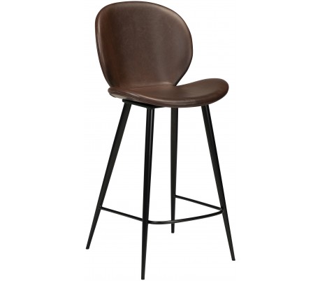 Cloud barstol i kunstlæder H100 cm - Vintage grå