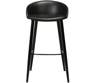 Cloud barstol i kunstlæder H100 cm - Vintage sort 2