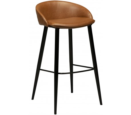 Dual barstol i kunstlæder H91 cm - Vintage sort