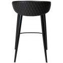 Dual barstol i kunstlæder H91 cm - Vintage sort