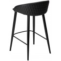Dual barstol i kunstlæder H91 cm - Vintage sort
