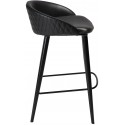 Dual barstol i kunstlæder H91 cm - Vintage sort