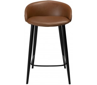 Dual barstol i kunstlæder H81 cm - Vintage sort 2
