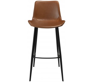 Hype barstol i kunstlæder H101 cm - Vintage sort 2