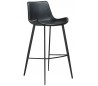 Hype barstol i kunstlæder H101 cm - Sort