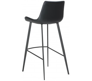 Hype barstol i kunstlæder H101 cm - Vintage sort 2