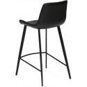 Hype barstol i kunstlæder H101 cm - Vintage sort
