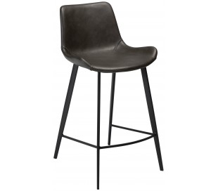 Hype barstol i kunstlæder H91 cm - Vintage lysebrun