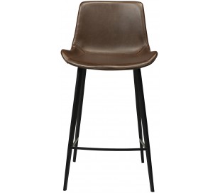 Hype barstol i kunstlæder H91 cm - Vintage grå 2