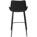 Hype barstol i kunstlæder H91 cm - Vintage sort