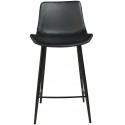 Hype barstol i kunstlæder H91 cm - Vintage sort
