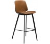 Swing barstol i kunstlæder H105 cm - Vintage lysebrun
