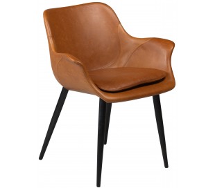 Combino spisebordsstol i kunstlæder H77 cm - Vintage sort