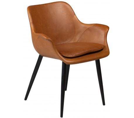 Combino spisebordsstol i kunstlæder H77 cm - Vintage sort