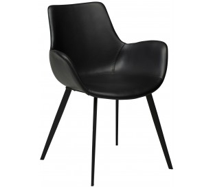 Hype spisebordsstol i kunstlæder H80 cm - Vintage lysebrun