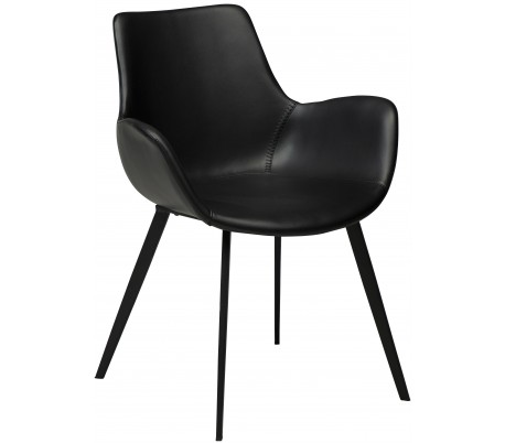 Hype spisebordsstol i kunstlæder H80 cm - Vintage lysebrun