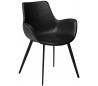 Hype spisebordsstol i kunstlæder H80 cm - Sort