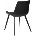 Hype spisebordsstol i kunstlæder H80 cm - Sort