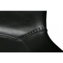Hype spisebordsstol i kunstlæder H80 cm - Sort