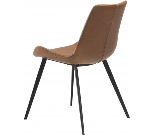 Hype spisebordsstol i kunstlæder H80 cm - Vintage sort 2