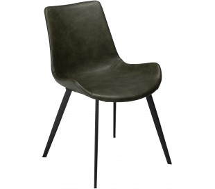 Hype spisebordsstol i kunstlæder H80 cm - Vintage lysebrun