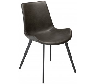 Hype spisebordsstol i kunstlæder H80 cm - Vintage grøn