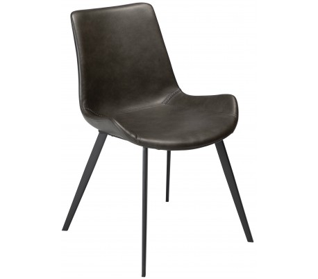 Hype spisebordsstol i kunstlæder H80 cm - Vintage grøn