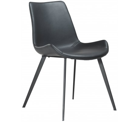 Hype spisebordsstol i kunstlæder H80 cm - Vintage sort