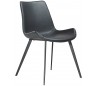 Hype spisebordsstol i kunstlæder H80 cm - Sort