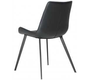 Hype spisebordsstol i kunstlæder H80 cm - Vintage sort 2