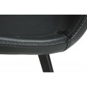 Hype spisebordsstol i kunstlæder H80 cm - Vintage sort