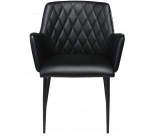 Rombo spisebordsstol i kunstlæder H80 cm - Vintage grå 2