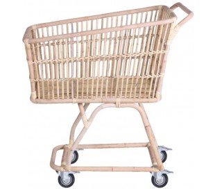 Dekorativ kanin i strå og kunstgræs H122 cm