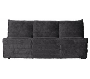 Moderne 3-personers sofa i velour 210 x 90 cm - Grøn