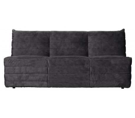 Moderne 3-personers sofa i velour 210 x 90 cm - Grøn