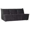 Moderne 3-personers sofa i velour 210 x 90 cm - Grøn