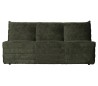 Moderne 2,5-personers sofa i velour 160 x 90 cm - Grøn