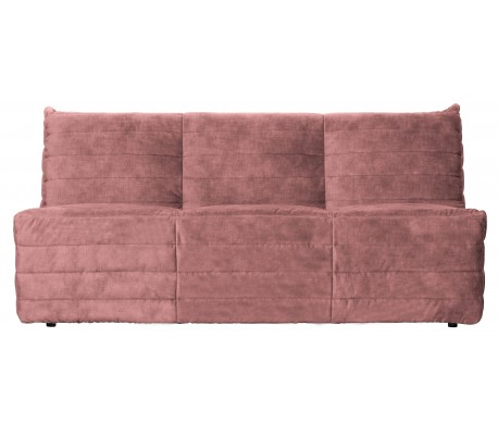 Moderne 2,5-personers sofa i velour 160 x 90 cm - Grøn