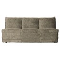 Moderne 2,5-personers sofa i velour 160 x 90 cm - Rosa