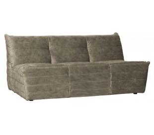 Moderne 2,5-personers sofa i velour 160 x 90 cm - Rosa 2