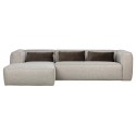 Moderne hjørnesofa i læder 305 x 175 cm - Cognac