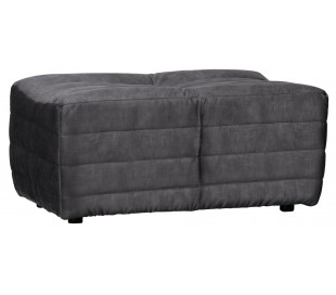 Moderne puf til sofa 84 x 62 cm - Antracit 2