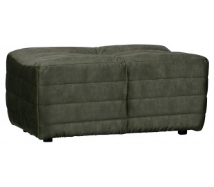 Moderne puf i velour 95 x 55 cm - Antracit 2