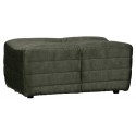 Moderne puf i velour 95 x 55 cm - Antracit