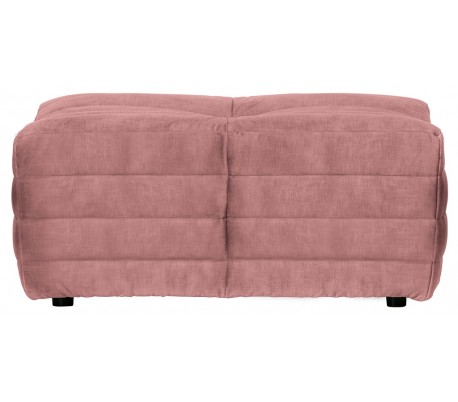 Moderne puf i velour 95 x 55 cm - Grøn