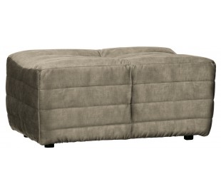 Moderne puf i velour 95 x 55 cm - Rosa 2